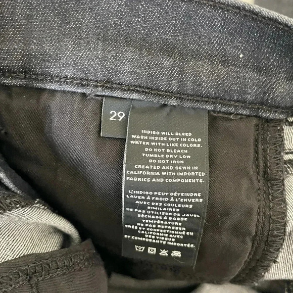 Jbrand Alana high rise skinny crop front zip denim - Picture 8 of 13